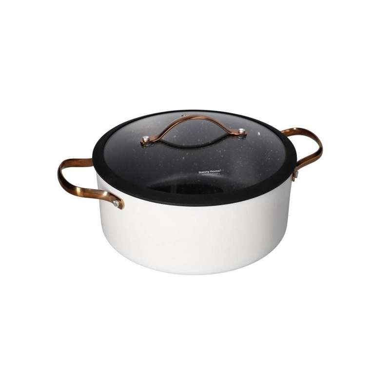 45L Non Stick Casserole Cooking Pot With Lid