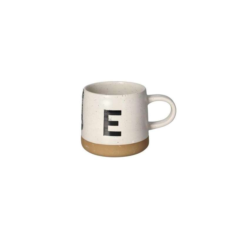 Alphabet Letter Coffee Mugs E 420Ml