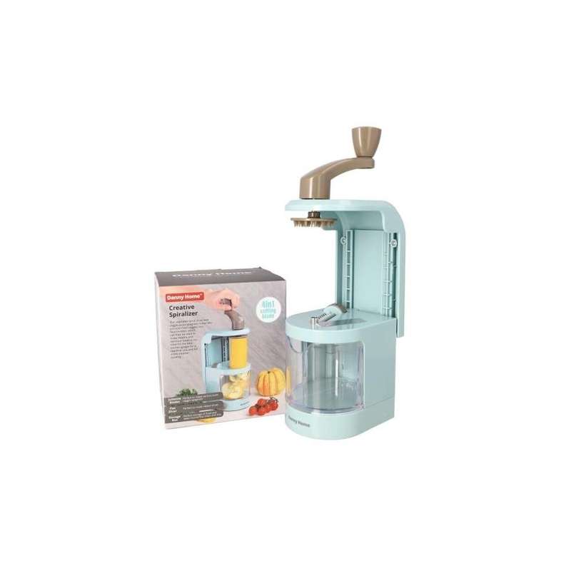 Blue Plastic Stainless Steel Creative Spiralizer Cutting Blade 355Cm