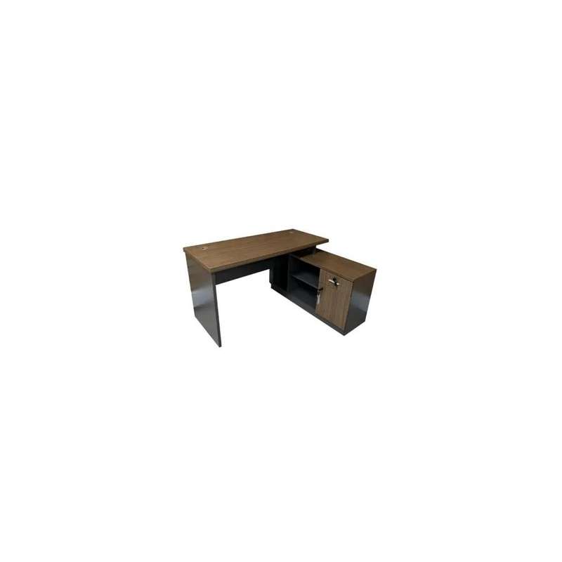 Centauri Executive L Shaped Walnut Office Desk 140Cm Sleek And Modern Desk For Executives