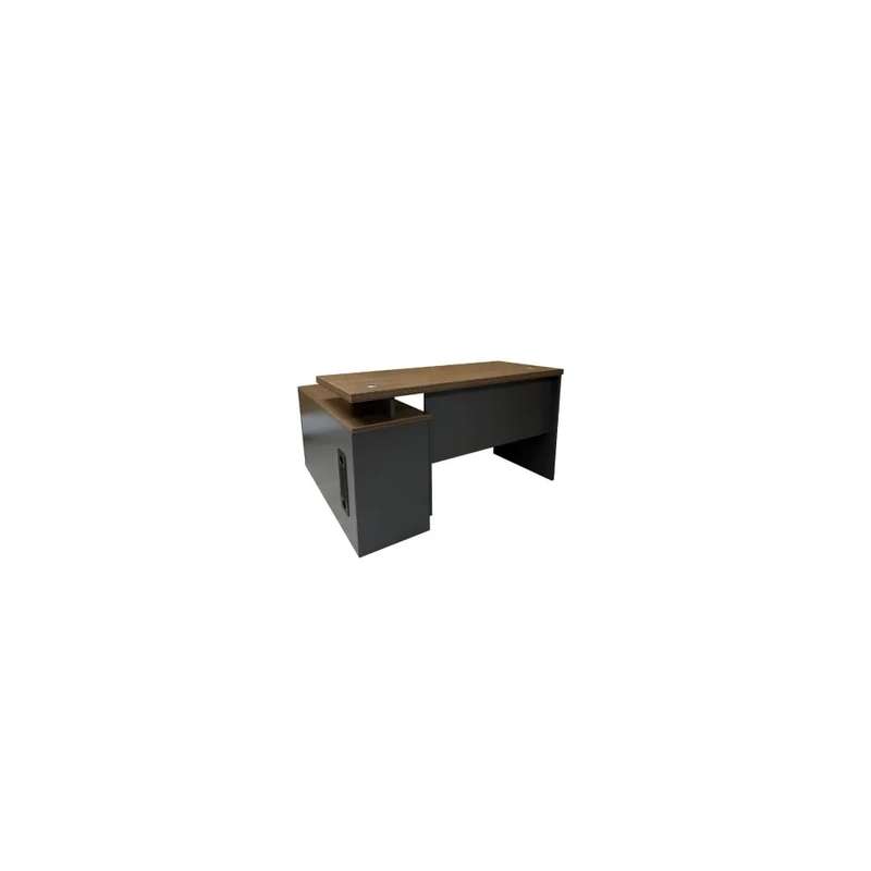 Centauri Executive L Shaped Walnut Office Desk 160Cm Stylish And Functional Desk For Office Spaces