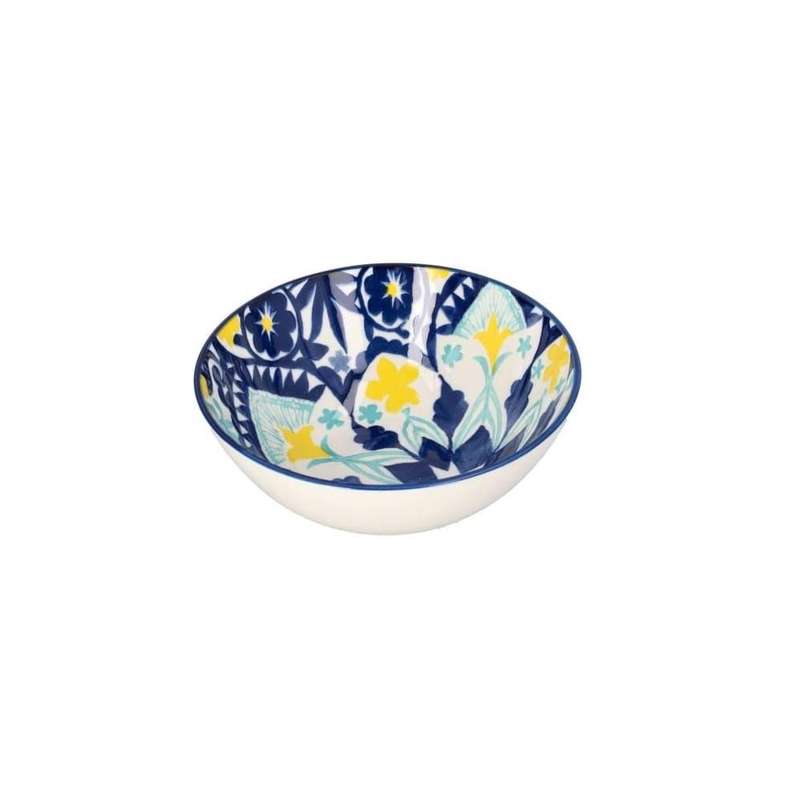 Danny Home Ceramic Floral Pasta Bowl 20Cm