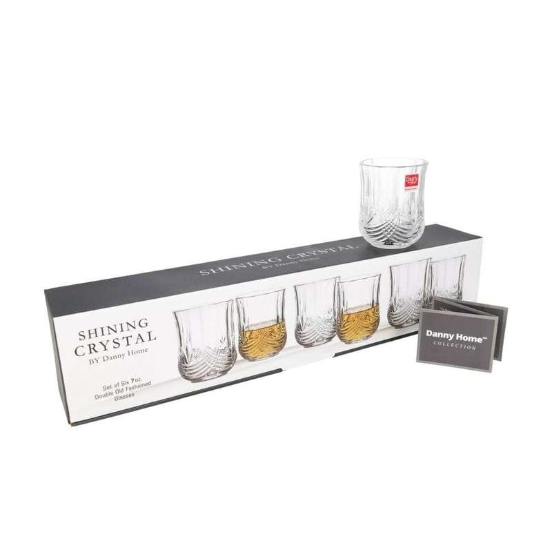 Danny Home Double Old Fashion Glasses 6Pcs 210Ml