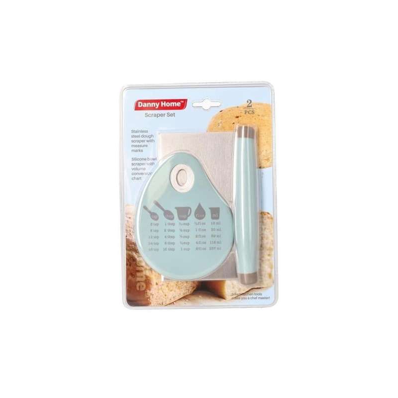 Danny Home Stainless Steel Scraper Cutter Set 2Pcs