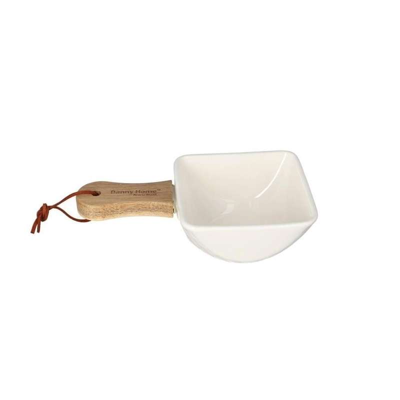 Dessert Tray With Wooden Handle 11Cm