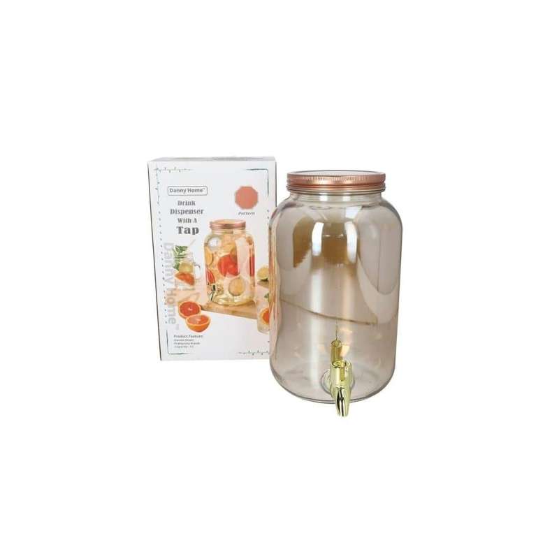 Drinks Dispenser Storage Jug With Tap 3L