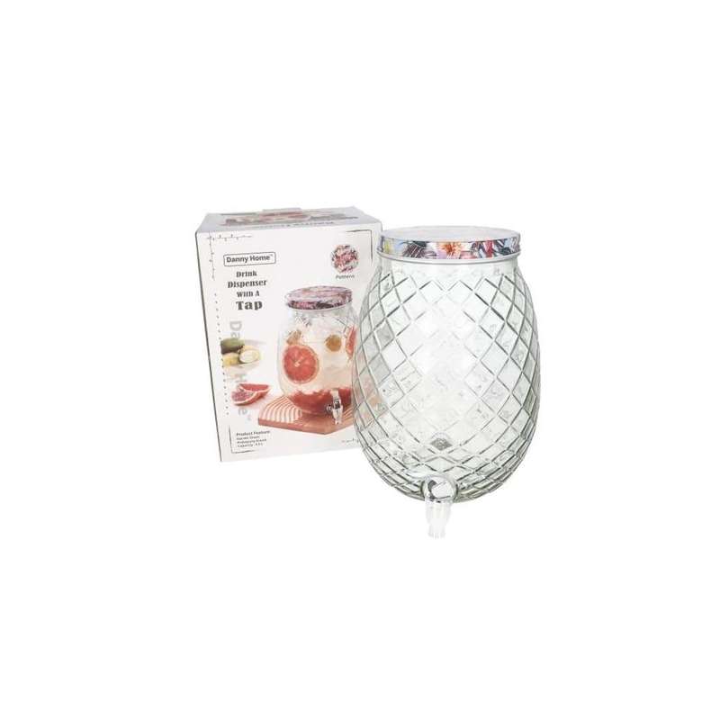 Drinks Dispenser Storage Jug With Tap 5.5L