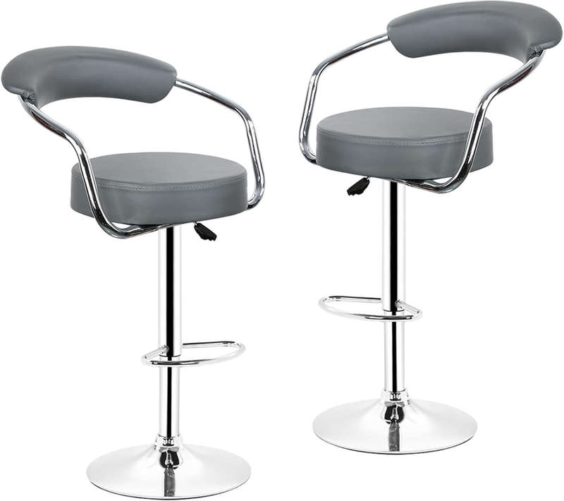 Flexiheight Barstool Set Of 2 Grey