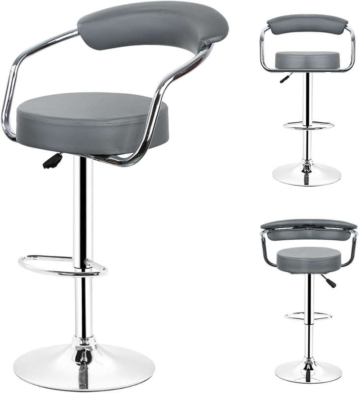 Flexiheight Barstool Set Of 2 Grey