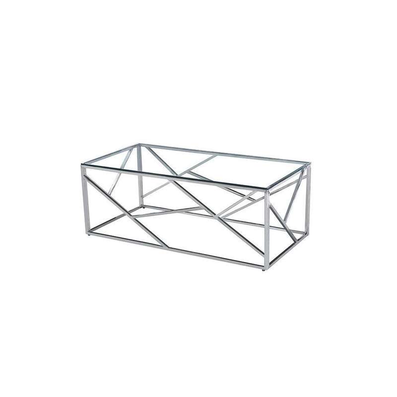 Geometric Glass Coffee Table Modern And Sophisticated