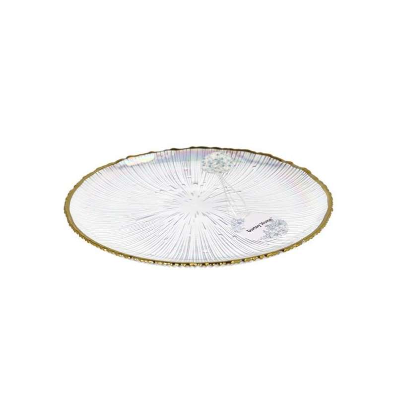Golden Rim Dinner Plate 27Cm