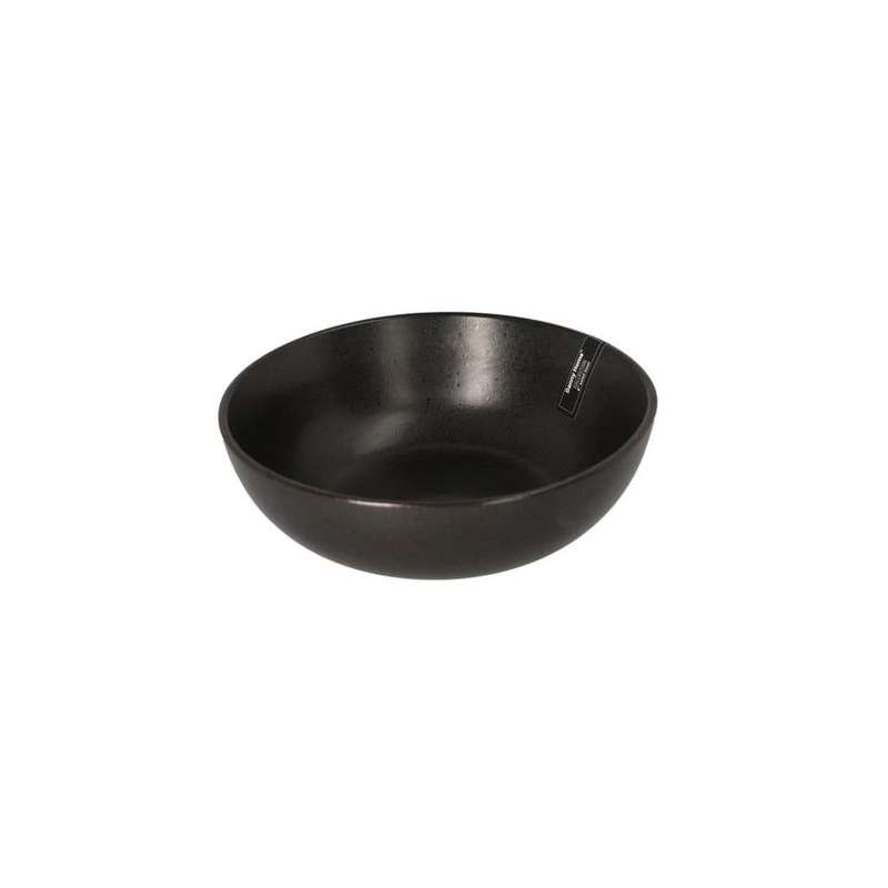 Large Salad Black Bowl 8Inch 20Cm