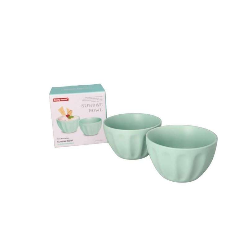 Porcelain Sundae Bowls Set Of 2