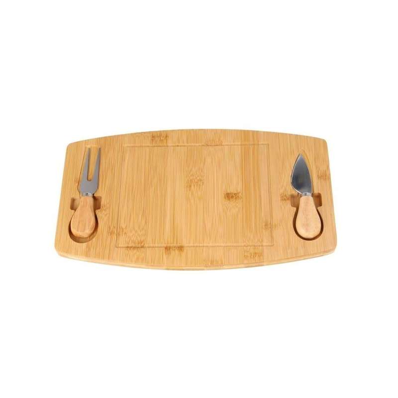 Rectangular Bamboo Cheese Serving Cutting Board Set 327Cm 3Pcs