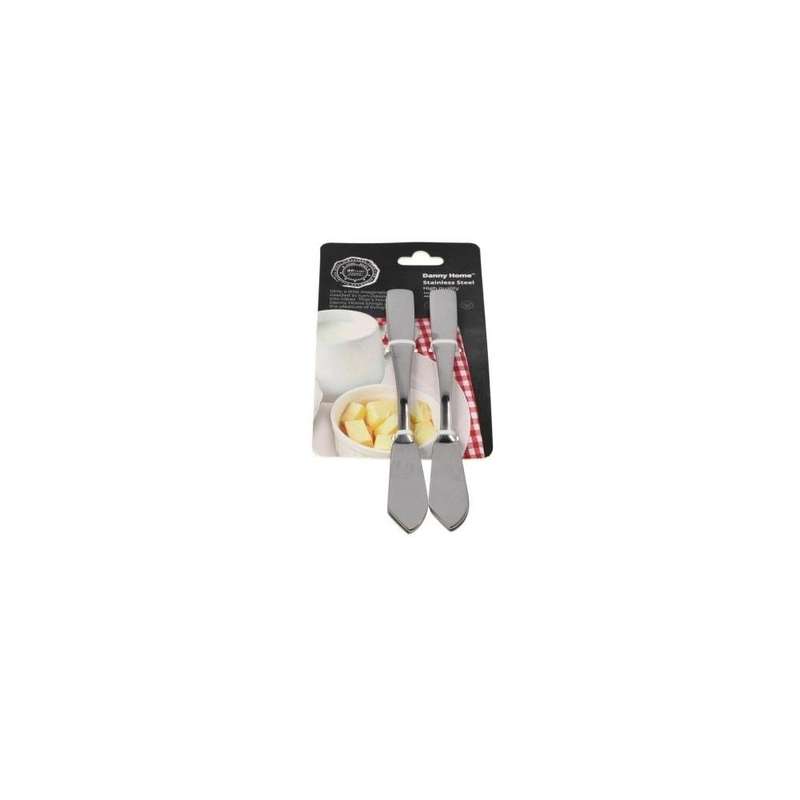 Silver Stainless Steel Butter Spreader Knives Set 6Pcs 168Cm