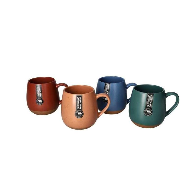 Speckled Ceramic Coffee Mug Set 4Pcs 125Cm