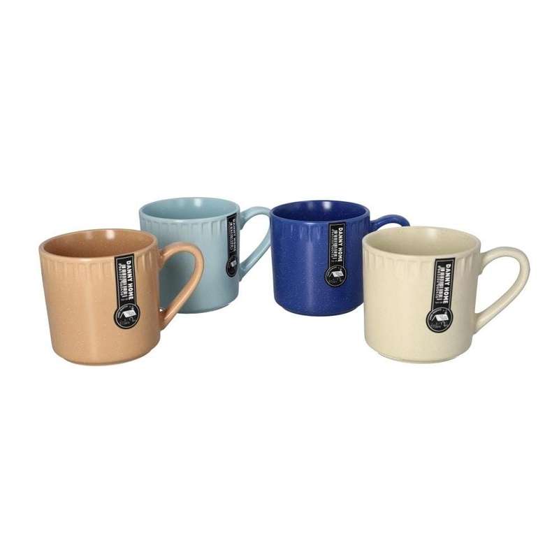 Speckled Ceramic Coffee Mug Set 4Pcs 13Cm