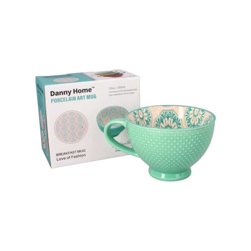 Spring Ceramic Breakfast Mug