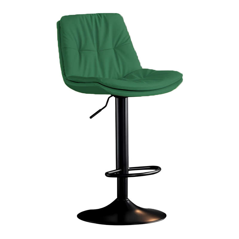 Swivel Adjustable Height Barstool- Green