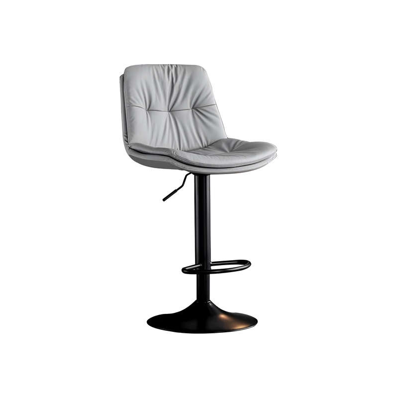 Swivel Adjustable Height Barstool- Grey