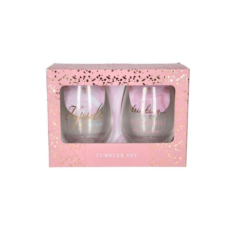 Top Tipples Drinkingtumbler Set 2 Piece 12Cm