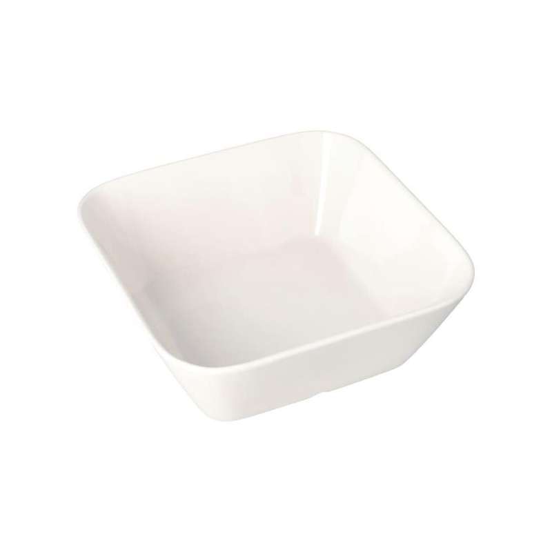 White Ceramic Square Cereal Bowl 173Cm