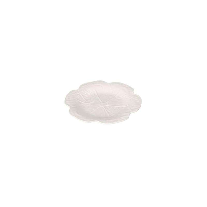 White Round Shallow Flower Shaped Dessert Side Plate 155Cm 6 Inch