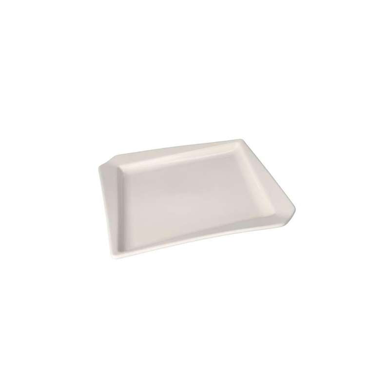 White Square Ceramic Dessert Side Plate 203Cm 8 Inch