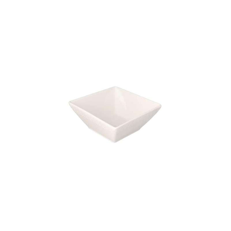 White Square Ceramic Pasta Bowl 15Cm