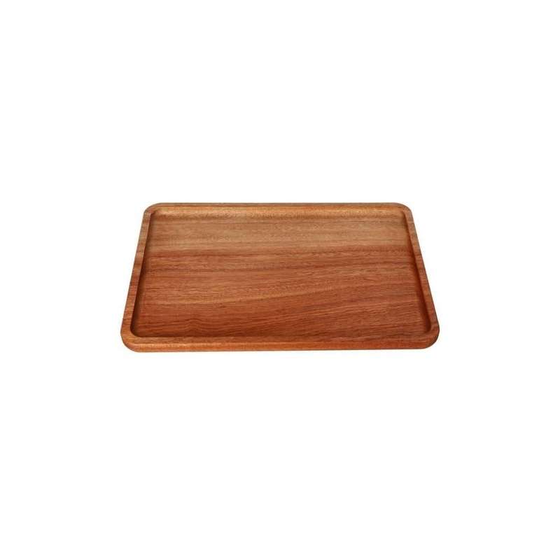Wooden Rectangular Deep Serving Tray 35Cm