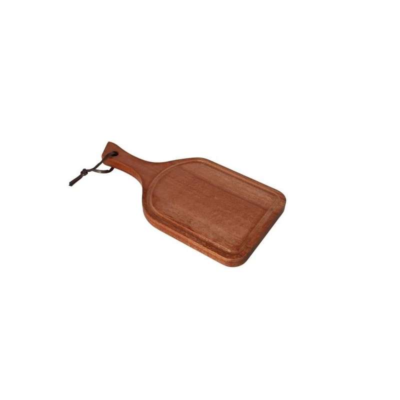Wooden Rectangular Ox Horn Pizza Board With Handle 359Cm