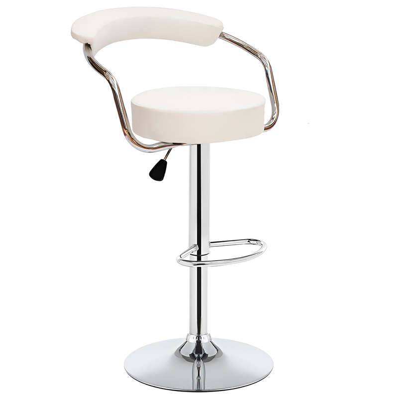 FlexiHeight Barstool White