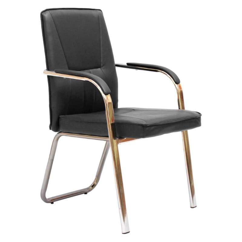 Crest Office Visitors Chair Black