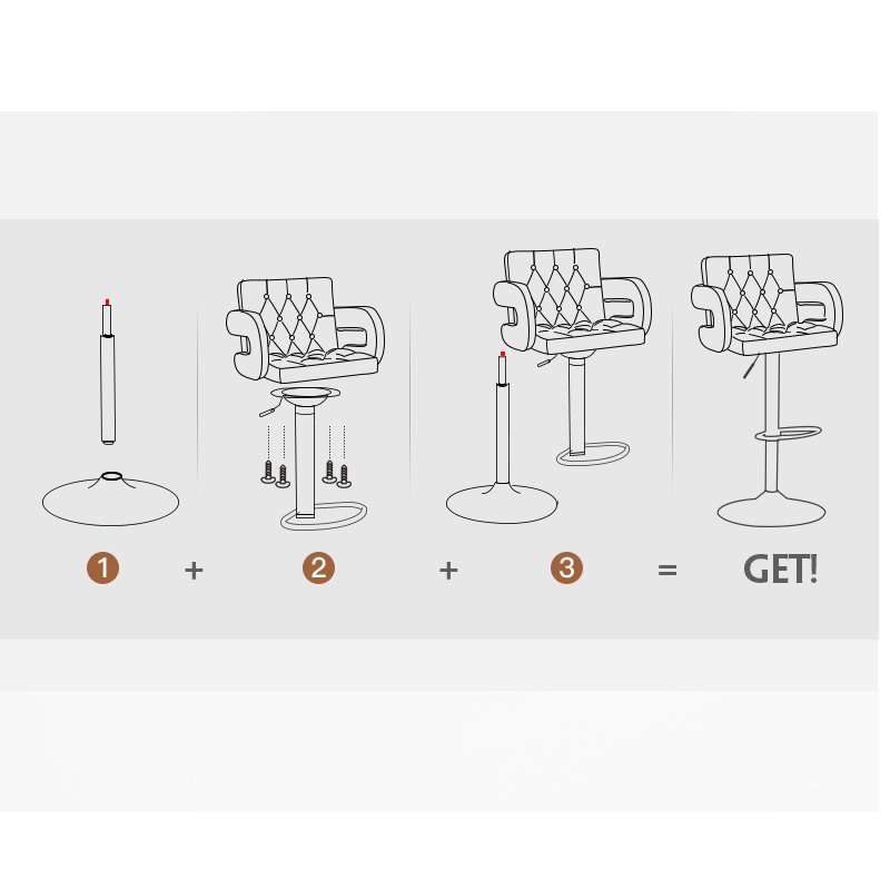 Ascend Bar Stool- White