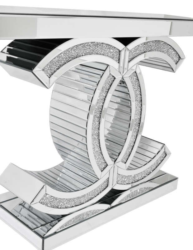 Celestial Console Table- Silver