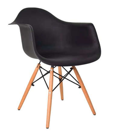 Onyx Crest Chair Black