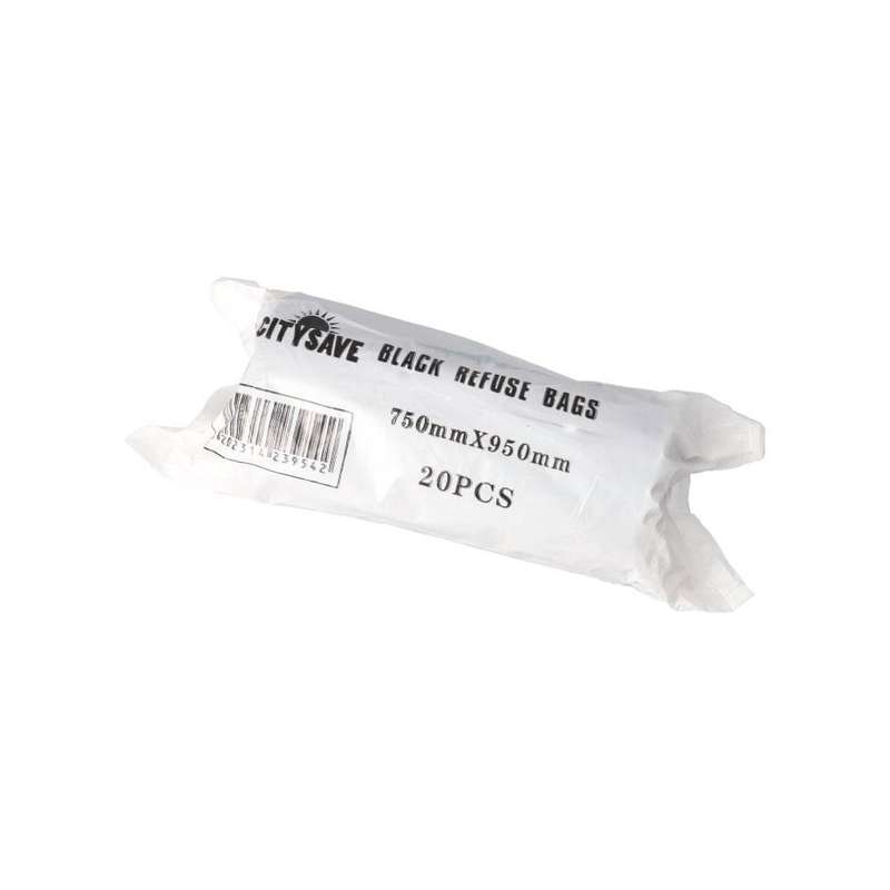 Black Refuse Bags 20 Pcs