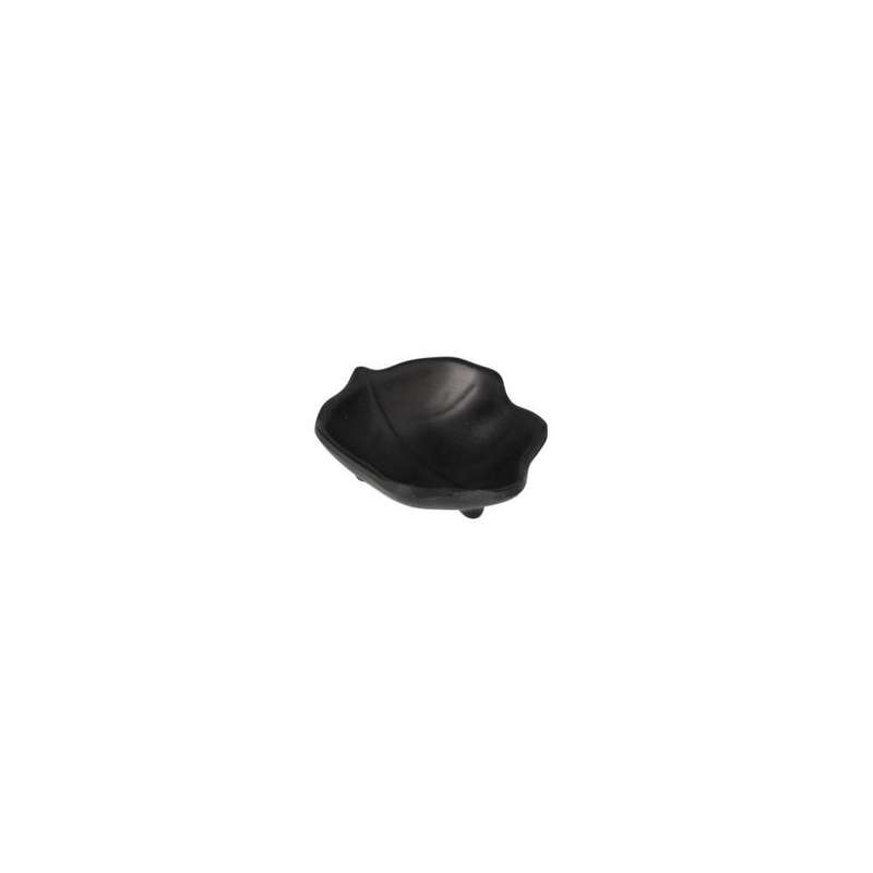 Melamine Black Leaf Shaped Serveware Sauce Bowl