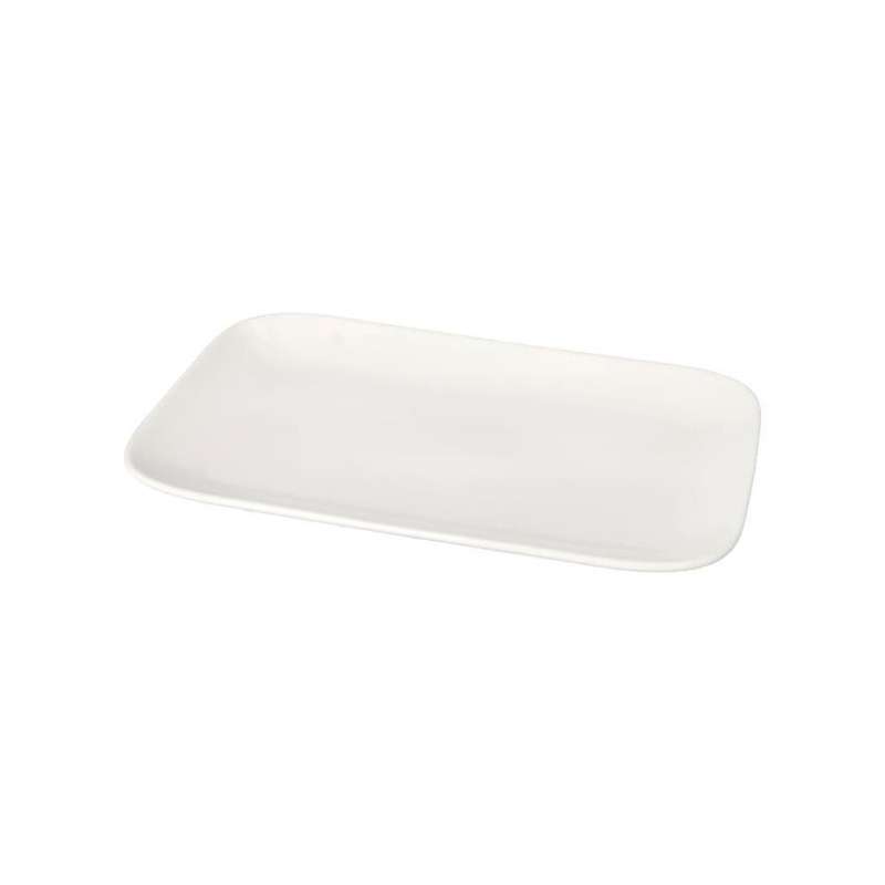 White Ceramic Rectangular Sushi Serving Platter 245Cm