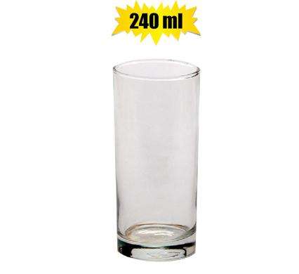 TUMBLER GLASS 240ml HI-BALL
