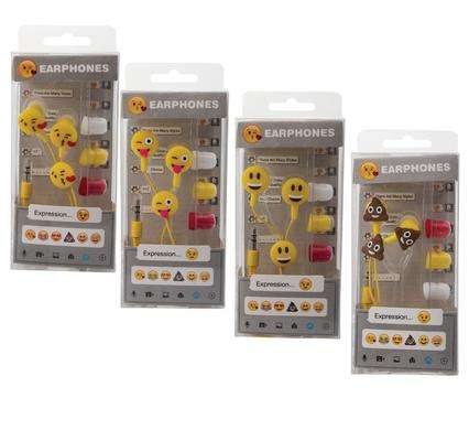 Earphones mini emoji asstd