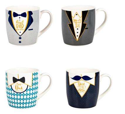 Mug occassions dad tux print 330ml