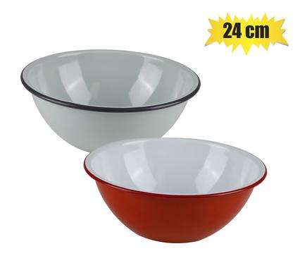 Mixing bowl enamel 24cm