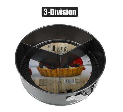 Bakeware non-stick 3 division springform