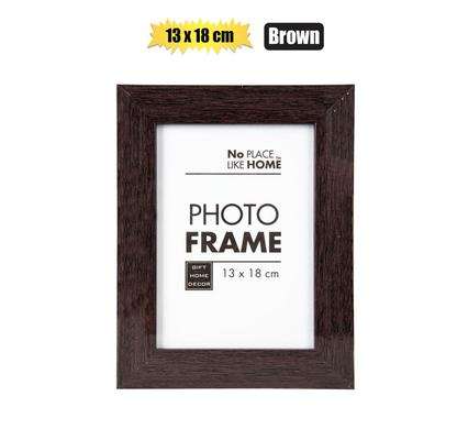 Picture-frame pl mahogany look 13x18cm