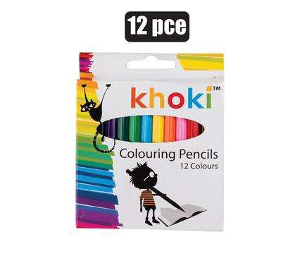 ART+CRAFT PENCIL CRAYONS SHORT 12PCE