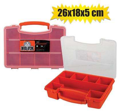Crazy R1 Start! Bulk Pack x 4 Utility / ToolBox PLastic Orange 26x18x5cm. Retail Price R300