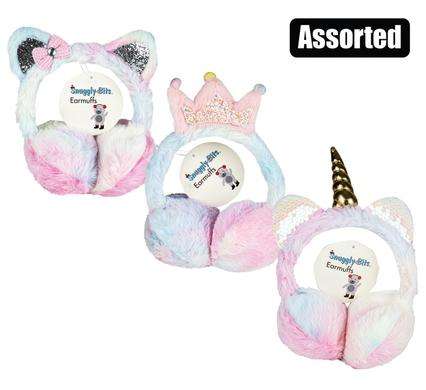 Winter earband plush unicorn/bunny ears