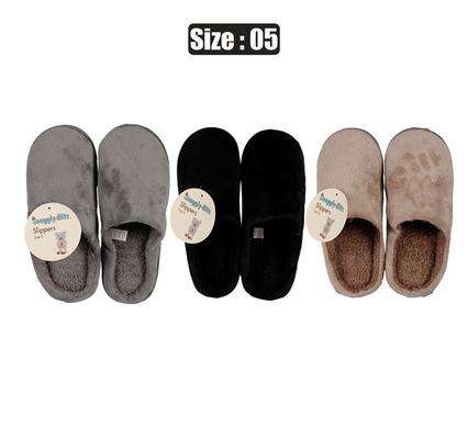 Slipper slip-in plain size 5