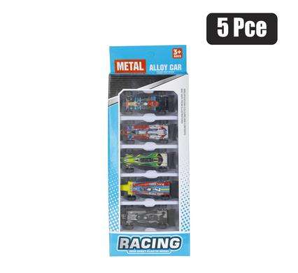 Die cast set 5pc fast racer set 22cm